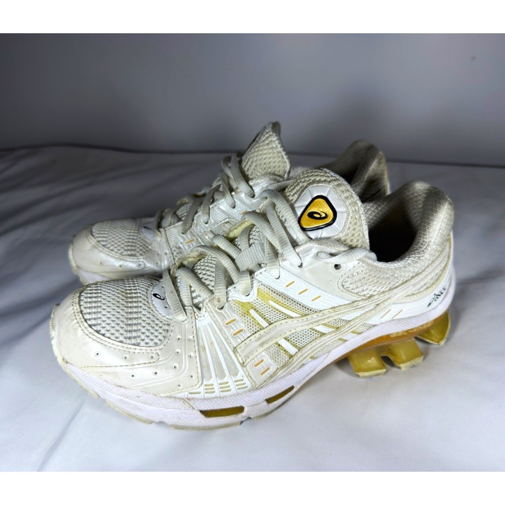 ASICS Gel-Kinsei OG Women's Running Shoes White Gold Size 7 1022A111
